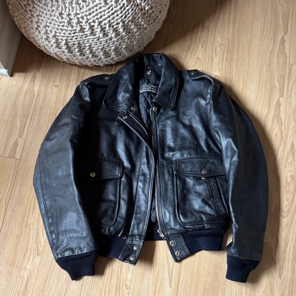 Vintage 1980s Harley Davidson x Hein Gericke Quilted Leather Jacket